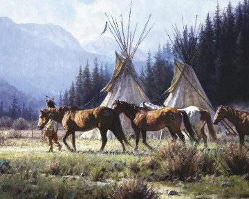 Indios americanos Painting - indios americanos occidentales 23